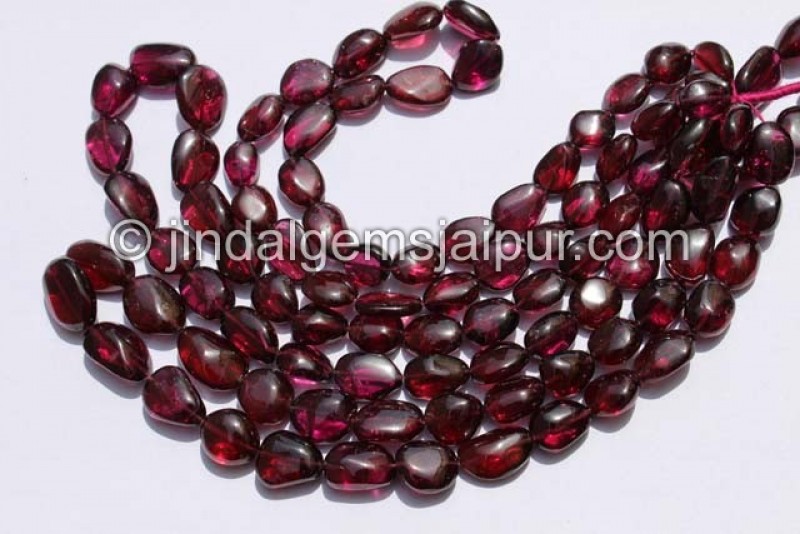 Rhodolite Garnet Far Smooth Nugget Beads